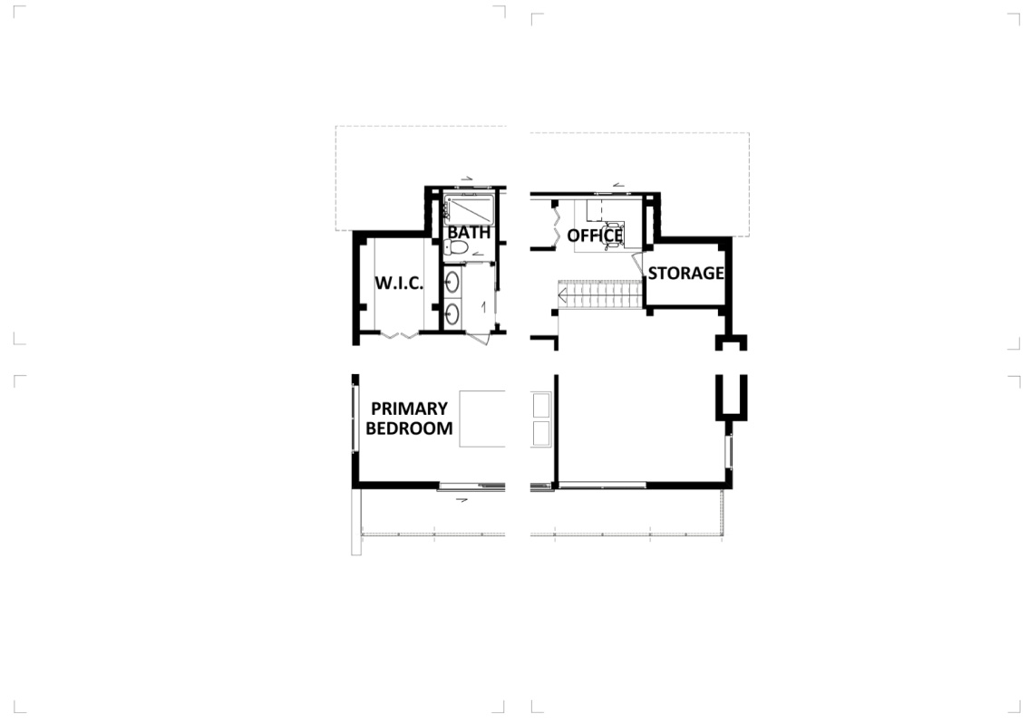 The Steel Wood Cottage Basement Floor Plan