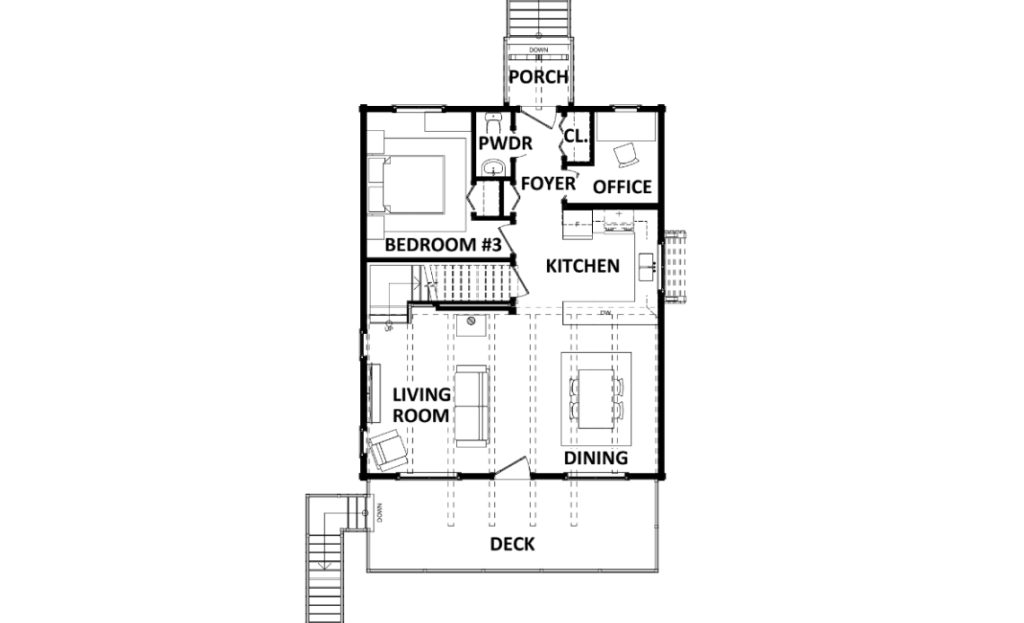The Wyldwood Main Floor Plan
