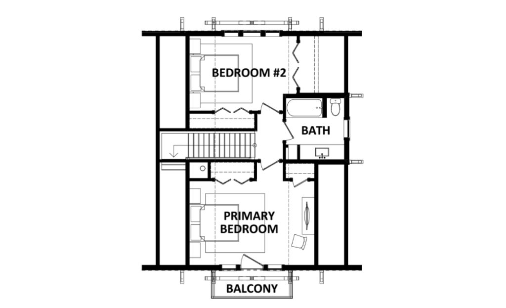 The Wyldwood Upper Floor Plan